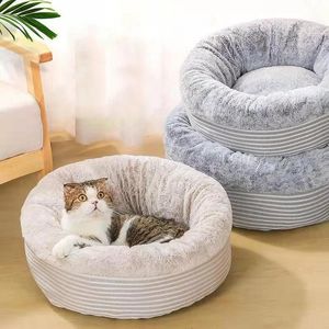 Caldo letto per gatti Letto rotondo Tappetino per dormire Cuscino per animali domestici Cucciolo Nido per cani di piccola taglia Gatto 231221