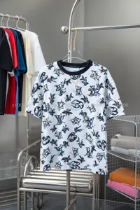 23SS Designer-T-Shirts mit Buchstaben-Aufdruck, T-Shirt, modisch, High Street, kurze Ärmel, Sommer, lässig, T-Shirt, atmungsaktiv, für Herren und Damen, Rundhalsausschnitt, T-Shirts, Kleider für Damen, Gr. 12–112