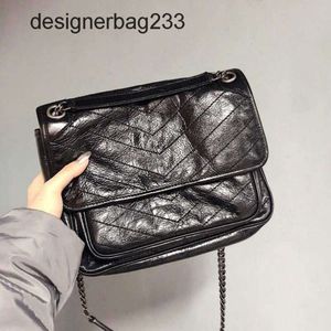 Ladies Classic Paris Lady Brand women bags Handbag Chain Tassel Shoulder Designer Bag Siant Lourent Manhattan Niki Women's Trendy Leather Retro Versatile Purse 25F8