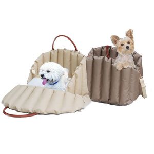 Portabel husdjursbilarstol Nonslip S Safe Car Box Booster Kennel Bag For Small Dog Cat Travel Siege De Voiture Pour Chien 231221