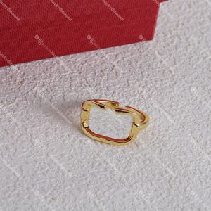 Anello nuziale anelli di designer popolari 18k oro oro classico accessori per gioielli amanti per donne