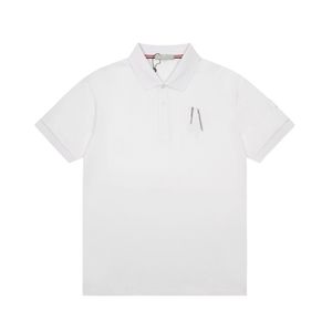 Projektant męski Polos Monclairs Klasyczne koszule Mężczyźni luksusowe polo swobodne męskie koszulka wąż pszczoła moda moda high street man tee koszulka polo m-3xl