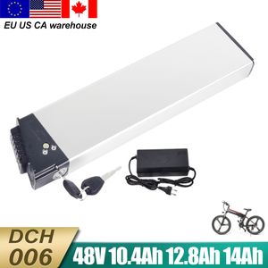 48V Foldning Ebike Litiumbatterier 10.4AH 12.8AH 14AH ALX-006 för Engwe Ep2 Pro Engine Pro Fiido M1 Pro M2 Foldbar Electric Bike