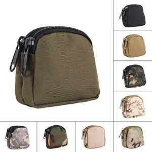 Förpackar taktisk midja multifunktionell vattentät militär nyckelmyntpåse Purses Utility Organizer Molle Pouch Camping Belt