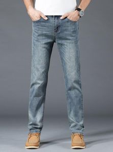 Jeans pour hommes Marque Classique Low Rise Skinny Hommes Jean Mid Indigo Tint Premium Vintage Stretch Denim