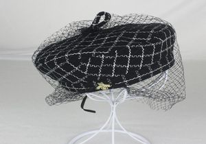 Cappelli da berretto a reticolo mesh per donne alla moda cappelli ottagonali eleganti alla moda per piccoli cappelli di alta qualità per i produttori di alimentazione di alta qualità1119501