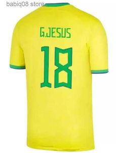 ファントップスティー2022 23 Camiseta de Futbol Paqueta Coutinho Brazils Soccer JerseysフットボールシャツFirmino Brasil 22 23 Markinhos Vini Jr Antony Silva Dani Alves Gjesu