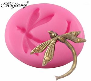 Mujiang Dragonfly Silicone Mold Fondant Cake Decorating Tools Candy Chocolate Molds 3D Craft Soap Jewelry Pendant Resin Moulds14610913