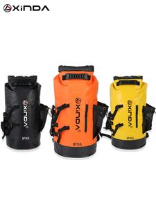 Xinda Outdoor Mountain Stream Bag Tragbarer faltbarer wasserdichter Rucksack zum Caving Canyoning Rettungsrettungsboot Camping 231221