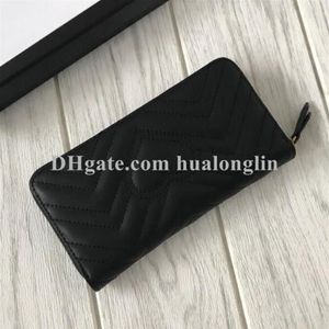 Women wallet purse genuine leather original box zipper fashion high quality whole discount284k