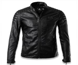 Fallchaquetas de Cuero Hombre 2016 Luxury Skull Mens Pilot Leather Jackets Jaqueta de Couro Men Biker Jacket Brand Clothing Man x6324317