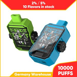 Happ Vape Bar 2-in-1 Vapes Fidget Spinner 16 ml Nic Salt Einweg-E-Zigaretten Puff 12k Riesiger Dampfstoß 9k