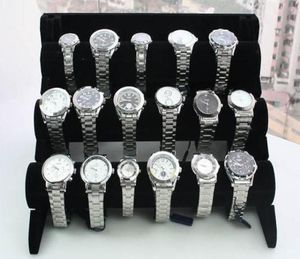 1PCS أسود 3TIER VELVET Watchbracelet Jewelry Display Rack5458402