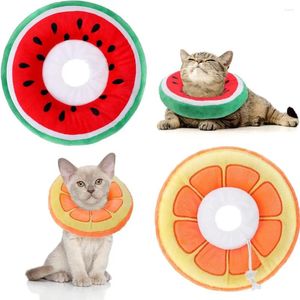 Dog Collars 2 Pcs Adjustable Cat Cone Collar Soft Recovery Cute Elizabethan Pet Neck For Kitten And Small Dogs