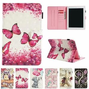 Bags Cartoon Flamingos Unicorn Wallet leather card holder Case for ipad Pro 11 (2018) Mini 2345 New ipad 2017 for iPad 10.2 inch 2019 7