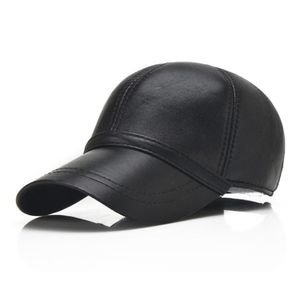 Najwyższej jakości popularne czapki piłki skórzane moda Summer Sun Hat for Outdoor Sport Men Strapback Hat Women Baseball Cap Not WI5077370