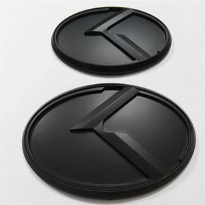 Adesivi 2pcs Nuovo Black K Black K Black Logo Emblema adesivo Fit Kia Optima K5 20112018 Emblemi auto293C293C