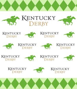 Kentucky Derby Horse Racing Winyl Pography Tła Krok i powtórz zielone białe stoisko dla Churchill Downs PA3763168