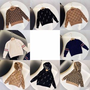 Pullover Kids Fashion Sweters chłopcy dziewczyny uniwersytecki jesień zimowe bluzy dzieci trzymają ciepły list z nadrukiem sweter c dhoie