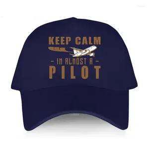 Ball Caps Brand Baseball Yawawe Cool Hat For Men Keep Calm Im a pilot kobiety Summer Classic Vintage Hats luksusowa bawełniana czapka