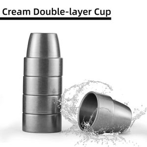 MHW-3Bomber da 300 ml di tazze da caffè a doppia parete tazze in acciaio inossidabile tazze per espresso portatili per viaggi per viaggi per la casa Accessori per baristi di casa 231221