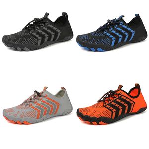 lässige Schuhe schnelle Drainage Strandschuhe Männer atmungsaktiv weiß schwarz grau blau Outdoor für alle Gelände Herren Mode -Sneaker