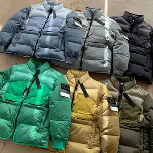 Factory Direct Sales Hot Spot High Version Six-Color down Cotton-Padded Jacket Winter Hooded Zipper All-Match Men and Women Couple Style