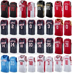 75 ° anniversario Jaesano Tate Basketball Jersey 8 Alperen Sengun 28 Christian Wood 35 Eric Gordon 10 Kevin Porter Jr 3 Jalen Green 0 John Wall 1 DJ Augustin 14