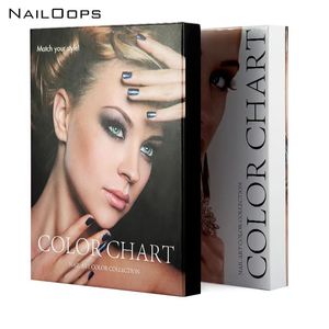 Equipment Wholesale 2pcs Nail Color Card Chart Gel Nail Polish Color Display Box 120 Color Model Salon Nail Shop Dedicated Tools