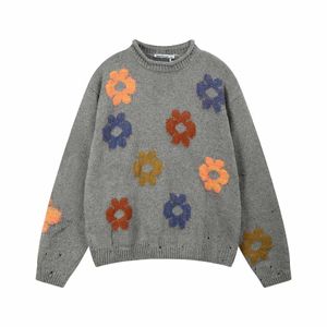 SWEATER SWEATER SWEATER Wczesną jesienią Nowe słowa więcej Jacquard Loose Casual Fashion Trend Wysokiej jakości pary płaszcza