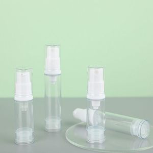 5 ml 10 ml 15 ml mini bärbar påfyllningsbar sprayflaska PET PORTABLE COSMETTIC ERPAY PACK BAKTLAR Transparent plast CXULN