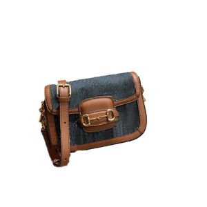 Einzigartiger Stil von Retro-Satteltasche Modeleuchten Luxus, All-in-One-Einzel-Schulter-Crossbody-Tasche für Frauen, um den Trend zu führen