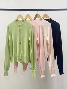 MAGLIA DI LANA CON SCOLLO a v SOTTILE MANICA LUNGA ALLENTA의 MAGLIONE MAGLIONE DONNA SVEZIA 2021 PRIMAVERA E AUTUNNO NUOVA GIACCA Cardigan