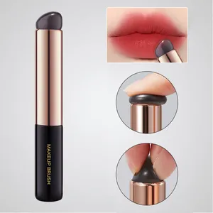 Makeup Brushes Q-elastic Silicone Lip Brush Concealer Tool Soft Multifunctional Applicator Angled