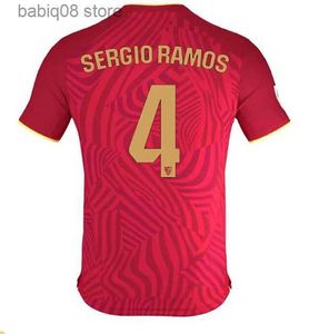 Hayranlar Tees 2324 ISCO Sevillas FC Futbol Formaları Lamela Papu Gomez Futbol Gömlekleri Sergio Ramos Locampos J Navas Suso Munir Yen Nesyri 2023 2024 Rafa Mir Menkits Kid