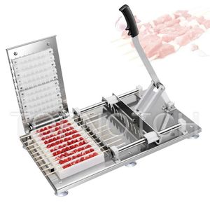 Prozessoren Manuelle Satay-Spießmaschine Grill-Edelstahl-Hammel-Kebab-Werkzeuge