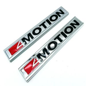 Stickers 3D Metal 4 MOTION 4motion Sticker Car Rear Trunk Body Emblem Decal for Volkswagen GOLF Polo Tiguan Jetta Car Styling