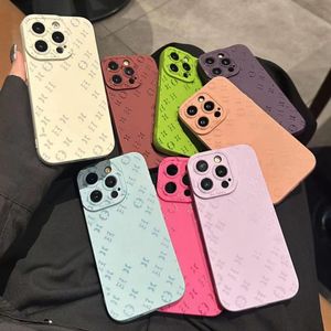 Luxury printed silicone Cell Phone Cases for iPhone 15 14 promax 13 12 11 Pro max Designer Classic Cover Shockproof protective case