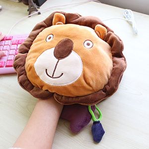 Warm hand mouse pad with large space Table mat warm hand pillow Cartoon Plush Treasure Wrist design