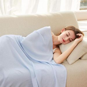 Coperte di raffreddamento coperta 100% in bambù per sudore notturno divano a letto fresco estivo traspirante per tutta la stagione Uso267a