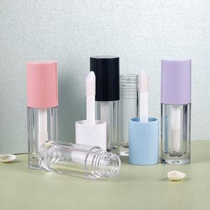 Packing Bottles 6Ml Pink/Yellow/Purple/Nude Pink/ Big Brush Lip Gloss Tube Drop Delivery Xeove