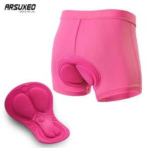 ARSUXEO 2020 Frauen Upgrade Radfahren Unterwäsche 3D Gel Pad Stoßfest Mountainbike MTB Shorts Rennrad Unterhose Atmungsaktiv291m