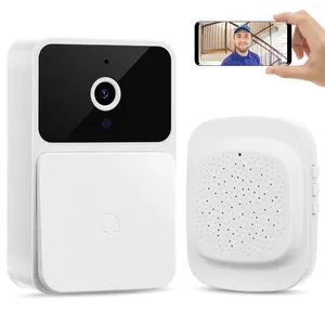 Doorbells Two-way Intercom Video Doorbell (rechargeable Model) Apartment Security Cam Visible Camera Wireless Abs