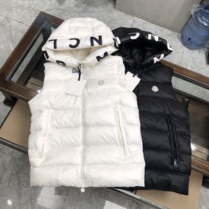 Mens Puffer Mensdesigner Colete Colete de Inverno Moda Tendência Casal Pena Material Solto Casaco Ao Ar Livre Roupas Adequado Gilet