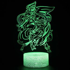 LED LUZ LABREDA LIGADA CRIANÇA FILHO NOTA FILHA LUZ LUZ Figura Bulbos USB Luzes Decoração do quarto muito bom Tomoe 3D 231221