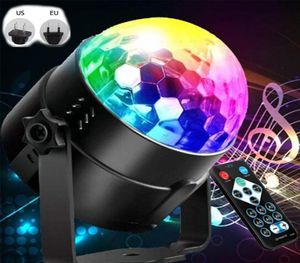 Renkli ses etkinleştirilmiş disko topu LED sahne ışıkları 3W RGB Lazer Projektör Işık Lambası Noel Partisi Malzemeleri Çocuk Hediyeleri9996377