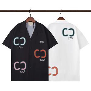 Designer Men camisa de negócios primavera e verão camiseta casual street hip-hop Man camise