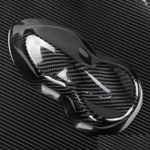 Car Stickers 5D Carbon Fiber Vinyl Wrap Film Sticker Glossy Motorcycle Truck Heet Roll Waterproof Decoration Accessories Black Drop De Dhd43