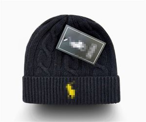 Homens, gorros de gripes de designer de homens de alta qualidade, gaiol de inverno de malha de inverno Luxurys algodão Hat Warm Sports Lattice Point Skull Caps