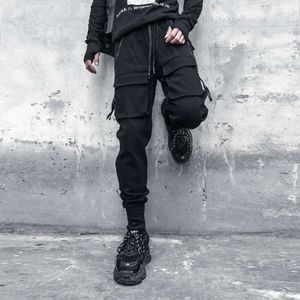 Functional Overalls Male Tactical Slacks Beam Feet Pants Zipper Decoration